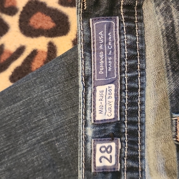 MISS ME jeans 2000s bling design on back pockets - Picture 7 of 11